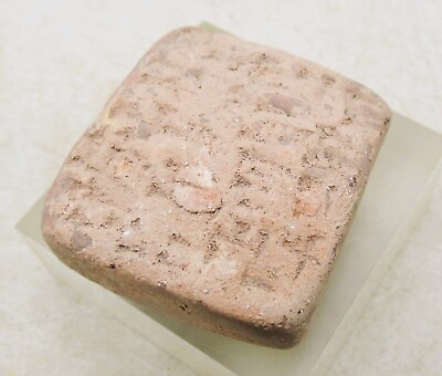 #ad CIRCA 3000 BC ANCIENT NEAR EASTERN CLAY TABLET WITH EARLY FORM OF WRITING GBP 149.99