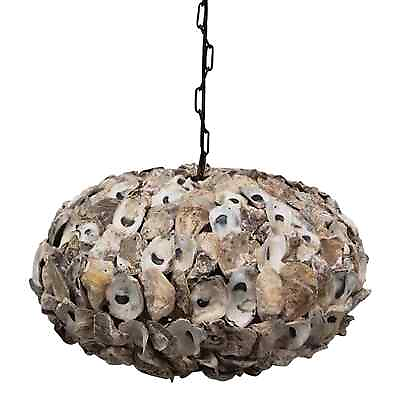 #ad Oval Oyster Shell Pendant Chandelier $581.90