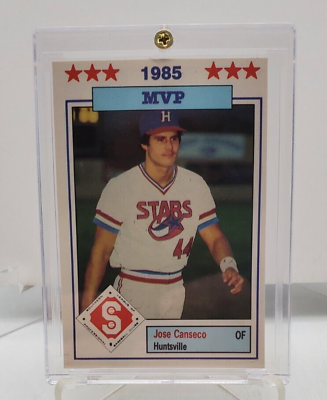 #ad #ad 1985 JOSE CANSECO ROOKIE Huntsville Stars MVP #14 Southern League NM $48.95