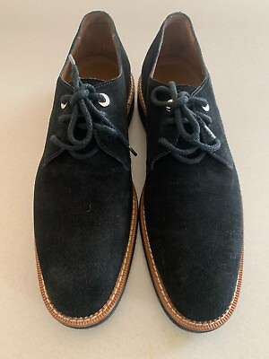 #ad ⭐️ MEN#x27;S JIMMY CHOO BLACK SUEDE LACE UP OXFORD SHOES 12 45 ⭐️ $114.00