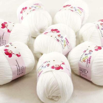 #ad Sale 8 SkeinsX50gr Soft Cashmere Silk Velvet Baby Hand Knitting Crochet Yarn 34 C $69.56
