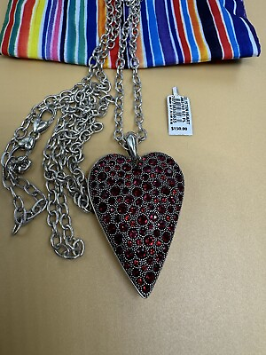 #ad Brighton Glisten Heart Convertible Necklace STYLE JM3763 Please read $125.00