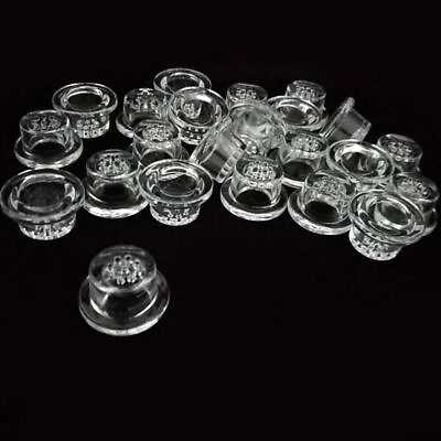 #ad 20Pcs 9Holes Glass Bowl Replacing For Silicone Smoking Pipe Cigarette Accessorie $18.88