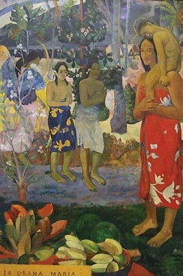 #ad La Orana Maria Hail Mary by Paul Gauguin Art Print $194.99