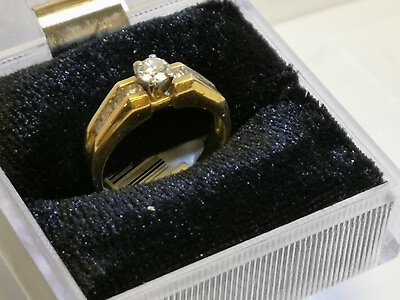 #ad Ni 1863 14K Ladies Ring w Diamonds C $856.00