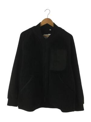 #ad Fleece jacket M Polyester BLK Solid color $75.50