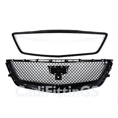 #ad 2017 2018 Cadillac CT6 Front Grille Racing Honeycomb Grill With Frame Black $269.00