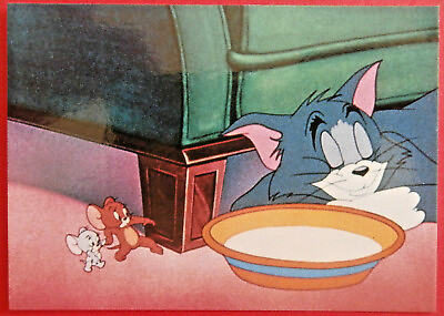 #ad TOM AND JERRY Card #54 CAT GOT YOUR TONGUE? 1 CARDZ 1993 GBP 2.99