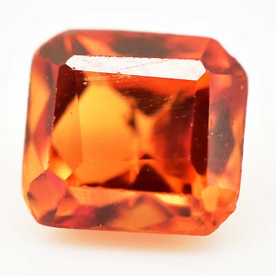 #ad 1.85 Cts Natural Ceylon Orange Sapphire Octagon Cut AAA Gemstone $16.99