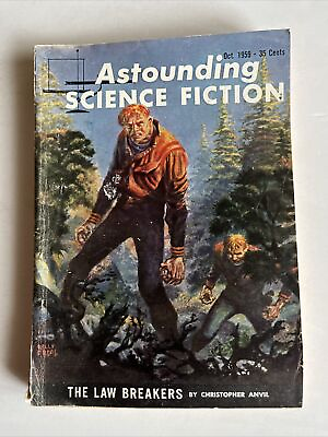 #ad Astounding Science Fiction October 1959 Christopher Anvil Pulp Fiction $4.99