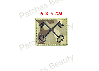 #ad 2nd Division Cross Key MilitaryBritish Army Sew on Patch Jacket Jeans Hat #1114 GBP 2.05