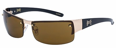 #ad Dyse One Shades Del Rio Gold Brown Sunglasses California Lowrider locs Style $14.20