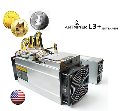 #ad Bitmain Antminer L3 SCRYPT Mining 504 MH s ASIC Litecoin DOGECOIN Hashing PSU $189.00