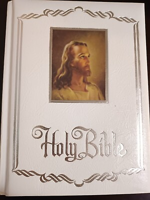 #ad Vintage White Family Bible King James Edition 1978 C $20.00