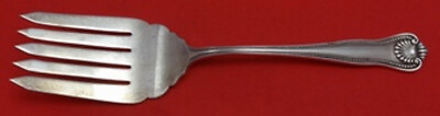 #ad Newport Shell by Frank Smith Sterling Silver Fish Serving Fork 5 Tine 9 1 4quot; $179.00