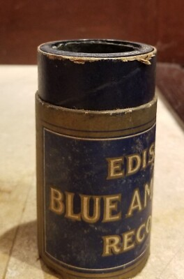 #ad Edison Blue amberol cylinder records $23.00
