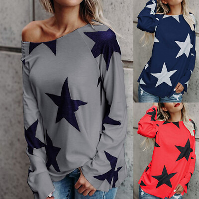 #ad Fashion Women Long Sleeve Cotton Loose Blouse Casual Shirt Summer Tops T Shirt $14.97