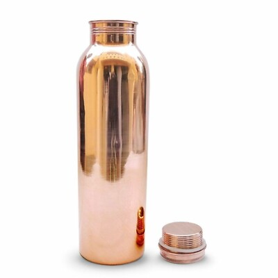 #ad Hammered Copper Water Bottle 1000 ml 1 L 1 Pc Pure Copper Bottle Copper $13.96