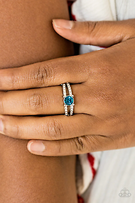 #ad Paparazzi: Dream Sparkle Blue Ring $5.99
