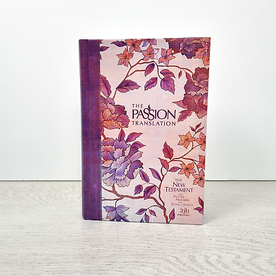 #ad The Passion Translation The New Testament Purple Floral Book Bible VGC AU $50.00