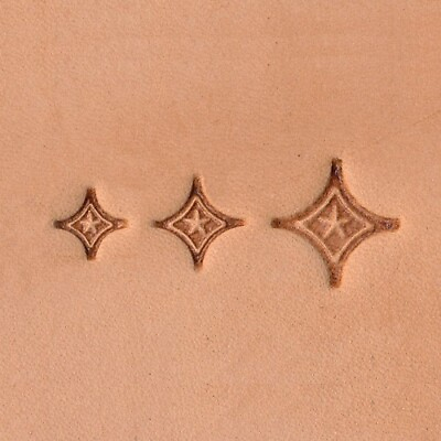 #ad Diamond Star Geometric 3 Piece Leather Stamp Set G69009 $27.99