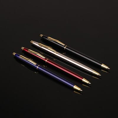 #ad Luxury Full Metal Ballpoint Pen Black Ink Gel Pen Stationery Office 1mm Best $1.19