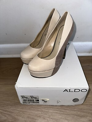 #ad Aldo Tan Stiletto Heels Size 36 With Box Brand New $23.97
