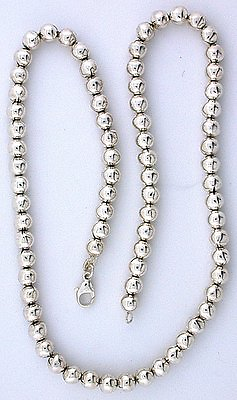 #ad 6mm Round Pure Sterling Silver .925 18 Inch Necklace EBS6024 $87.99