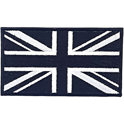 #ad Union Jack Flag Great British Patch Embroidered Iron on Sew On National Patch GBP 2.89