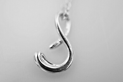 #ad Tiffany amp; Co. Elsa Peretti Sterling Silver Alphabet Letter S Pendant Necklace $299.99