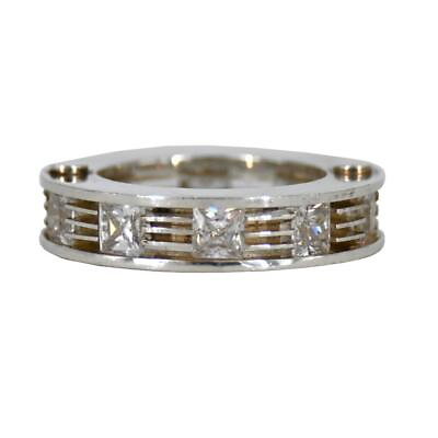 #ad Bottega Veneta Crystal Bolt Ring Size: 7.5 $400.00