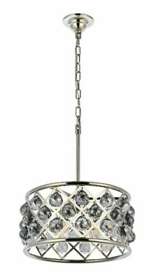 #ad Polished Nickel Chandeliers Ceiling Lamp Pendant Light Crystal Fixture Lighting $916.85