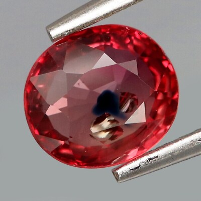 #ad 1.18 Ct Natural Red Pink Sapphire Heated Africa Oval Shape Loose Gemstone See VD $75.00