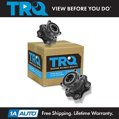 #ad TRQ Rear Wheel Hubs amp; Bearings Pair for 07 13 Altima 09 17 Maxima QX60 $139.95