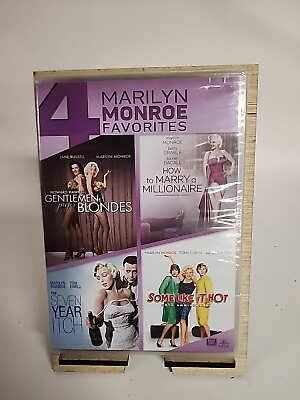 #ad Marilyn Monroe 4 Favorites Gentlemen Prefer Blondes 2014 DVD Brand New amp; Sealed $22.00