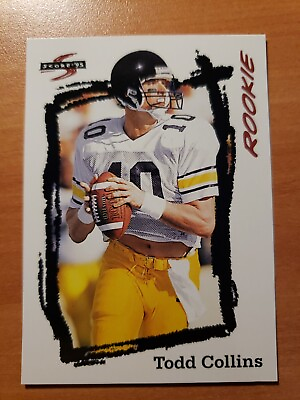 #ad 1995 Score #273 Todd Collins Rookie Buffalo Bills NFL From a Fresh Pack $1.99