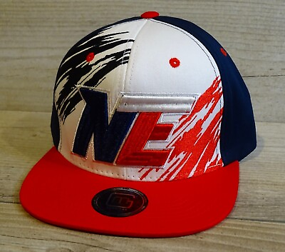 #ad NE New England Mens Snapback Style Red White Blue Hat Cap New Patriots $24.99
