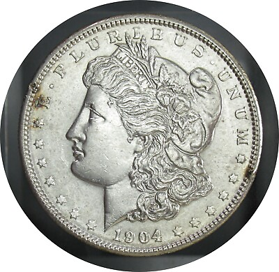 #ad 1904 Morgan Dollar BU Lustrous Great details amp; Pretty Silver KA $189.99