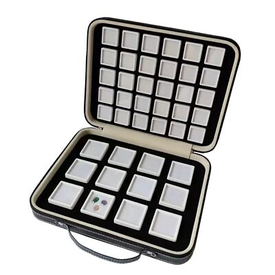 #ad Gemstone Box Storage Bag Diamond Display Show Case Stone Packaging Organizer $117.30