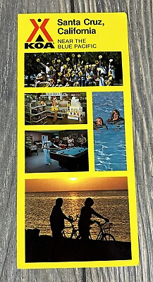 #ad Vintage KOA Santa Cruz California Near The Blue Pacific Advertisement Postcard $14.99