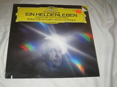#ad R. STRAUSS Ein Heldenleben Karajan SEALED LP DG Berlin PO Audiophile New $34.90