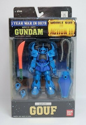 #ad #ad MSIA Mobile Suit In Action Gundam quot; MS 07B GOUF quot; Action Figure BANDAI $19.25