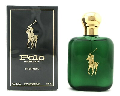 #ad POLO by Ralph Lauren 4.0 oz Cologne EDT Men GREEN New in Box $38.74