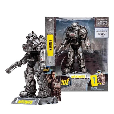 #ad McFarlane Toys Fallout Maximus Posed Figure Movie Maniacs PRE ORDER $49.98