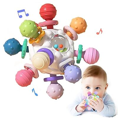 #ad Baby Sensory Teething Toys for Babies 0 6 Months Montessori Toys Baby Teether $14.97