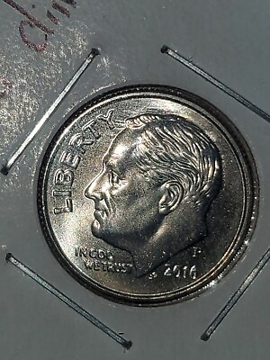 #ad 2016 P Roosevelt Dime BU 10 Cent Scalped Dime Error Coin 1 Of 11 Found $500.00