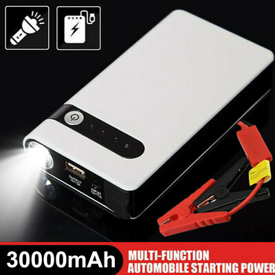 #ad 30000mAh Portable Car Jump Starter Booster Jumper Box Power Bank Battery Charger $25.79