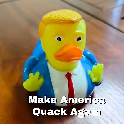 #ad Donald Trump Rubber Duck Perfect for Collecting and #DuckDuckJeep $6.49