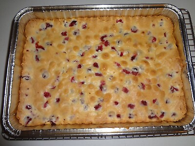 #ad DELICIOUS HOMEMADE FRESH CRANBERRY CAKE 13quot; x 9quot; TRAY $50.21