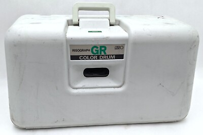 #ad RISO Risograph Duplicator GR Color Drum Unit Green w Case NO INK CARTRIDGE $194.99